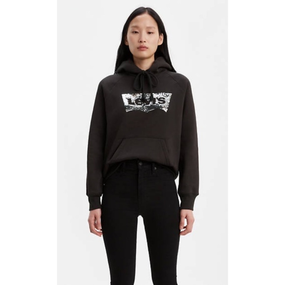 Levi's Sequin Logo Sport Hoodie M